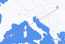 出发地 罗马尼亚萨图马雷目的地 西班牙伊维萨岛的航班
