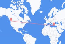 Flights from Seattle to Santorini