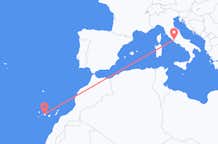 Flyg från Teneriffa, Spanien till Rom, Italien