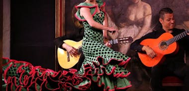 Flamenco-esitys Corral de la Moreríassa Madridissa valinnaisella illallisella