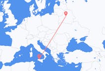 Flug frá Minsk, Hvíta-Rússlandi til Palermo, Ítalíu