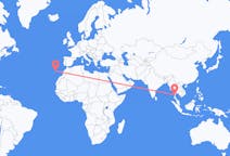 Flights from Bokpyin, Myanmar (Burma) to Funchal, Portugal