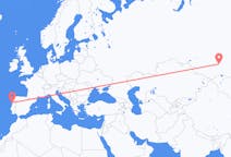 Flights from Abakan, Russia to Porto, Portugal