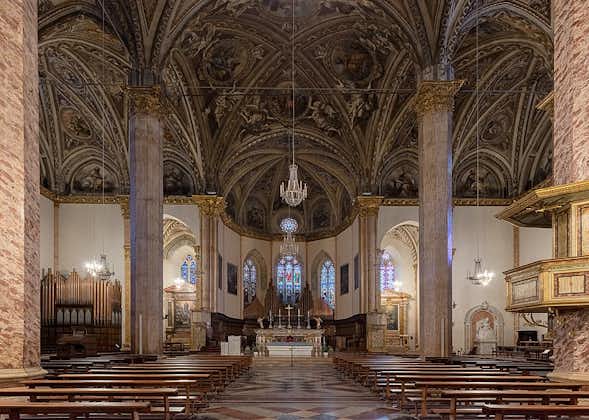 photo of view of Interior Perugia Cathedral, Perugia, Italy.