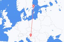 Flyg från Zagreb, Kroatien till Stockholm, Sverige