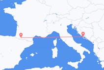 Flights from Lourdes, France to Brač, Croatia