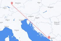 出发地 黑山从 蒂瓦特目的地 德国梅明根的航班