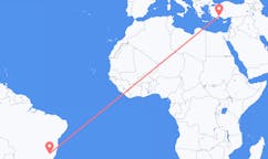 Flyreiser fra Ipatinga, Brasil til Antalya, Tyrkia