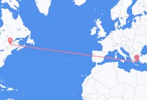 Flyreiser fra Québec, Canada til Paros, Hellas
