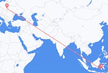 Flyreiser fra Makassar, Indonesia til Rzeszow, Polen