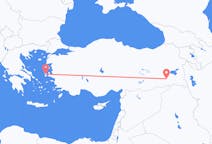Vluchten van Siirt, Turkije naar Chios, Griekenland