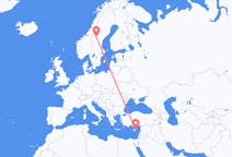 Flights from Larnaca, Cyprus to Östersund, Sweden