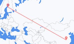 Flights from Wuhan to Kokkola