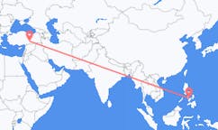 Flyreiser fra Bacolod, Filippinene til Adiyaman, Tyrkia