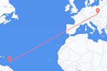 Flights from Saint Lucia to Krakow