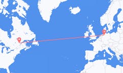 Vluchten van Saguenay, Canada naar Bremen, Duitsland