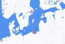 Flights from Gdańsk in Poland to Stockholm in Sweden