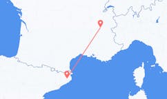 Flyg från Girona, Spanien till Grenoble, Frankrike