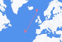Flights from Sørvágur, Faroe Islands to Pico Island, Portugal