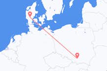 Flights from Krakow to Billund