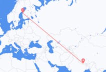 Flights from Kathmandu, Nepal to Vaasa, Finland