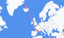 เที่ยวบิน จาก Grimsey, ไอซ์แลนด์ ไปยัง บาร์เซโลนา, สเปน