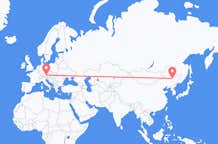 Flights from Harbin to Salzburg