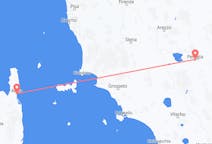 Flug frá Bastia, Frakklandi til Perugia, Ítalíu