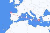 Flights from Santiago de Compostela, Spain to Kythira, Greece