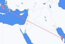 Flyreiser fra Bahrain Island, Bahrain til Paros, Hellas