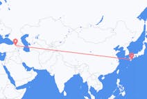 Flyrejser fra Miyazaki, Japan til Kars, Tyrkiet