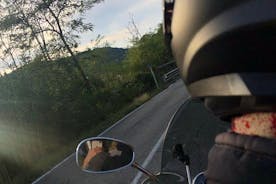Route panoramique Setteponti en Moto
