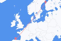Flights from Asturias, Spain to Vaasa, Finland