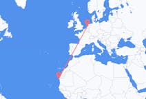Flyreiser fra Nouâdhibou, Mauritania til Amsterdam, Nederland