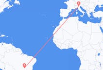 Flyg från Brasília, Brasilien till Verona, Italien