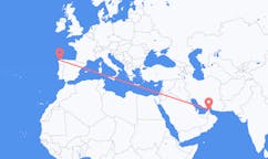 Flights from Ras al-Khaimah, United Arab Emirates to A Coruña, Spain
