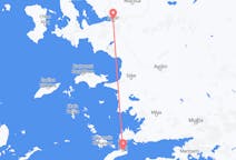 Flights from Kos, Greece to İzmir, Turkey