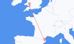 Flyrejser fra Girona, Spanien til Cardiff, Wales