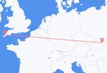Flights from Poprad, Slovakia to Newquay, the United Kingdom