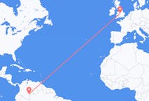 Flights from Mitú, Colombia to Birmingham, England
