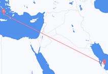 Flights from Doha, Qatar to Santorini, Greece