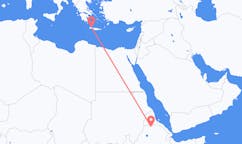 埃塞俄比亚出发地 希雷飞往埃塞俄比亚目的地 哈尼亚的航班