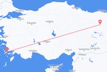 出发地 希腊出发地 科斯岛目的地 土耳其埃尔津詹的航班