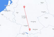 Flyreiser fra Paderborn, Tyskland til Memmingen, Tyskland