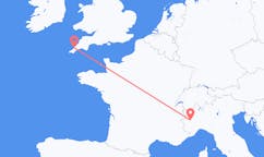 Flyrejser fra Newquay, England til Torino, Italien