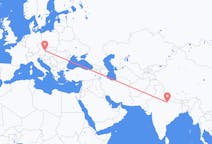 出发地 印度出发地 勒克瑙目的地 奥地利维也纳的航班