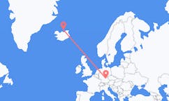 아이슬란드 그림지에서 출발해 독일 뉘른베르크로(으)로 가는 항공편