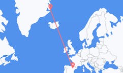 Flights from Zaragoza, Spain to Ittoqqortoormiit, Greenland
