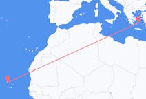 Flyrejser fra São Vicente, Kap Verde til Paros, Kap Verde