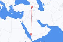 Flights from Jizan, Saudi Arabia to Van, Turkey